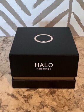 Halo Black and White Halo Ring 3 Box